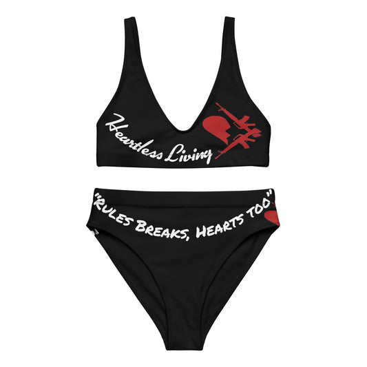 Big R&h(Rules breaks, Hearts too) high-waisted bikini