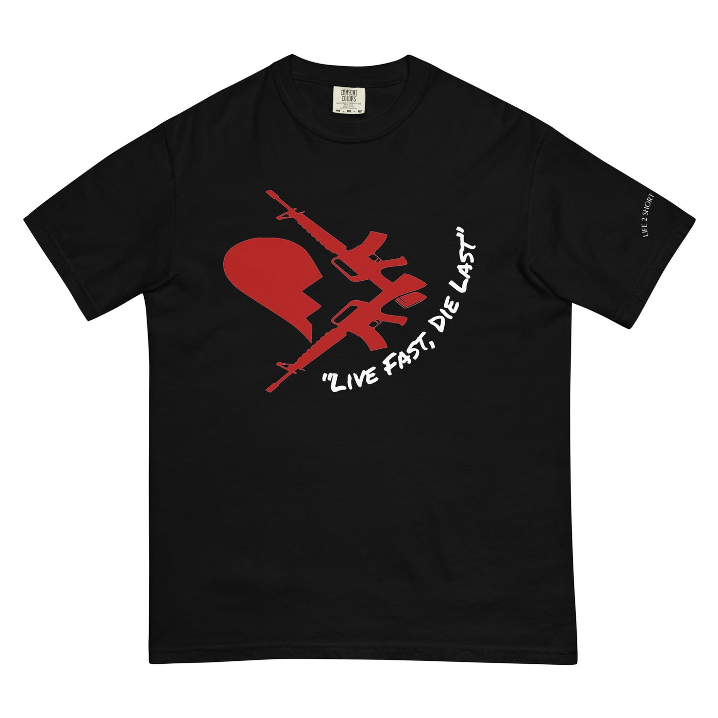 Big R&h(Live fast, Die Last) heavyweight t-shirt